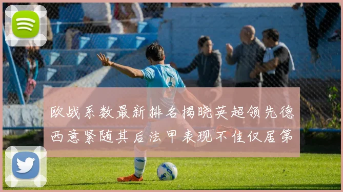 欧战系数最新排名揭晓英超领先德西意紧随其后法甲表现不佳仅居第八